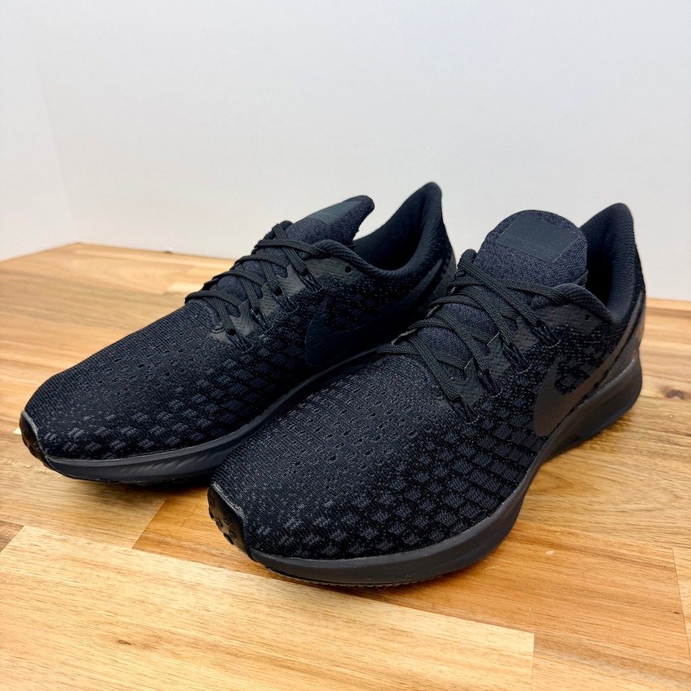 Nike Air Zoom Pegasus 35 Triple Black Running Shoes Mens 8.5 942851-002
